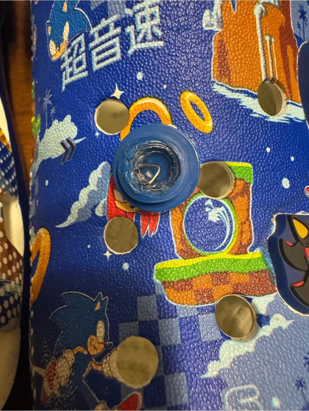 Sonic the Hedgehog Kids Blue Crocs